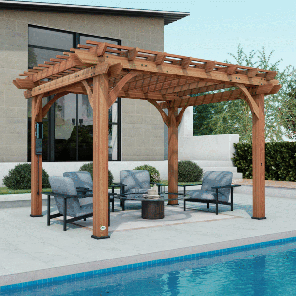 Backyard Discovery 12' x 10' Cedar Pergola