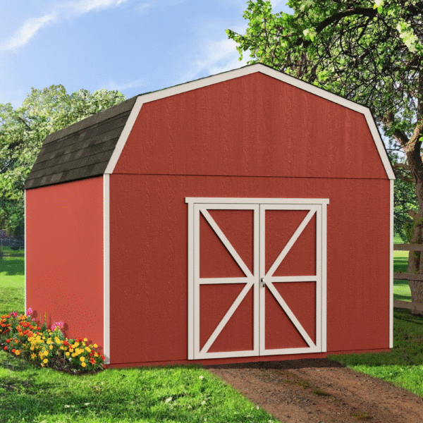 Hudson 12 ft. W x 16 ft. D Wood Storage Shed